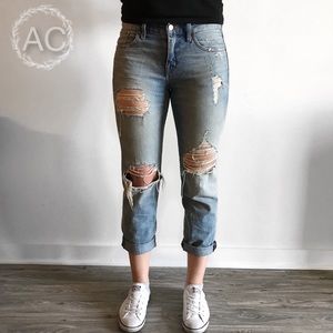 Madewell Distressed Boy Jeans